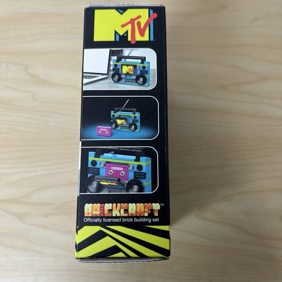 MTV Cassette Brick Building Set (80 Pcs) Brickcraft 2023 NIB - Picture 4 of 7